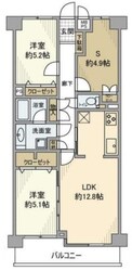 ライオンズマンション新板橋の物件間取画像